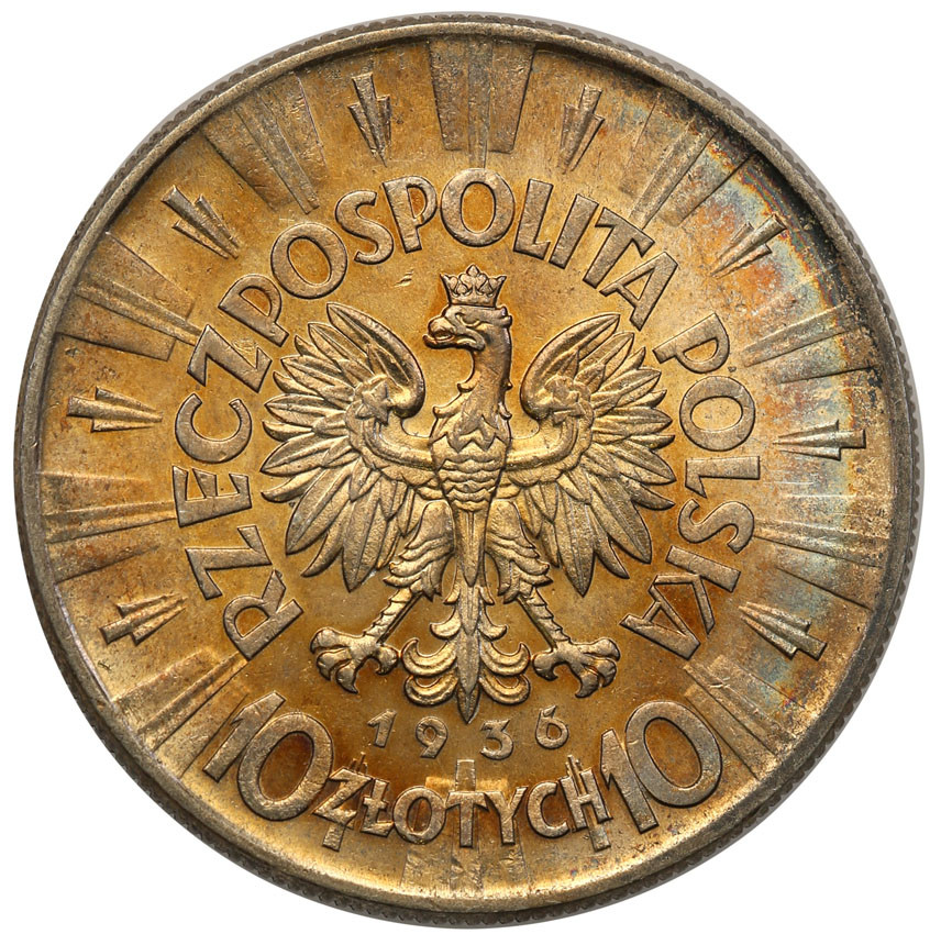Polska II RP 10 złotych 1936 Piłsudski